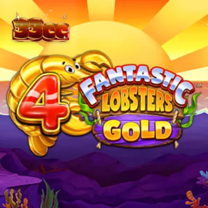 Interface colorida e subaquática do slot 4 Fantastic Lobsters Gold